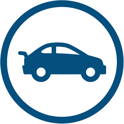 blue car icon