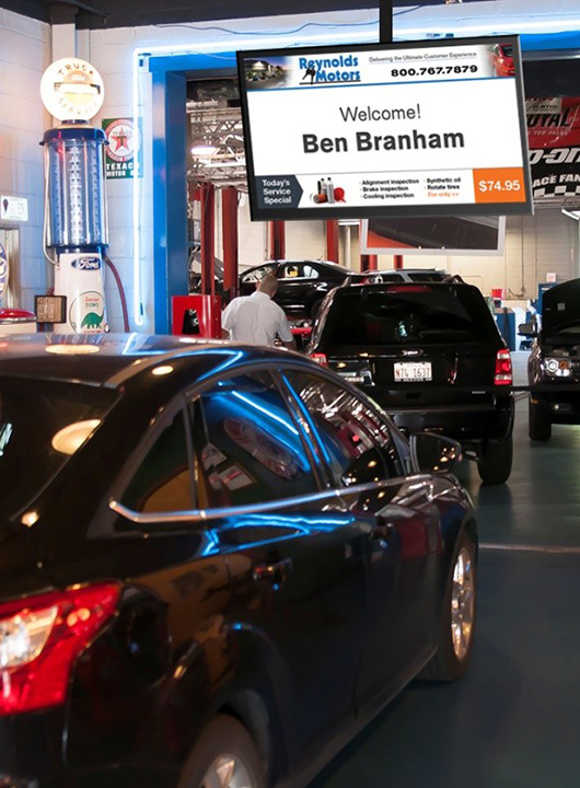 Greet customers right as they enter your service drive with RFID