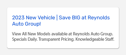 Search text ad displaying a general automotive sales offer.