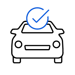 Inventory AI icon - black and blue