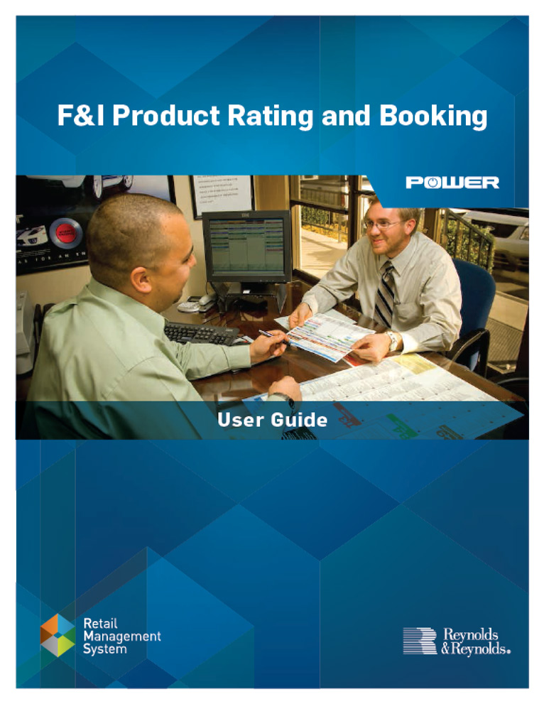 Product Rating and Booking POWER User Guide