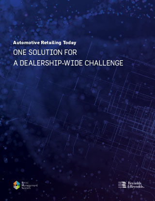 Automotive Retailing Today: One Solution for a Dealership-Wide Challenge
