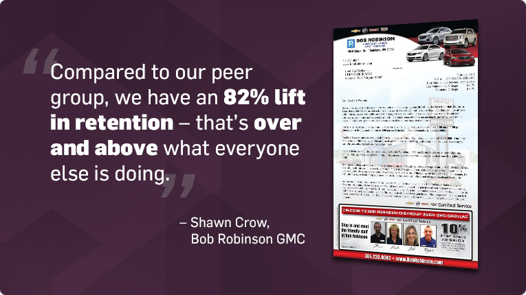 Quote from our customer, “Compared to our peer group, we have an 82% lift in retention - that’s over and above what everyone else is doing.”